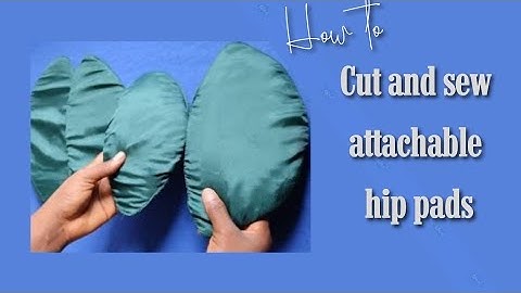 hip padding tutorial || how to || cut and sew || hip pads