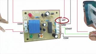 Water Dispenser with Allan Timer and Allan Coinslot and 12VDC Motor Pump
