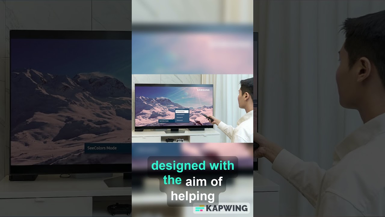 Samsung SeeColors Accessibility Mode for Colour Blind Users Added to 2023 TV and Monitor Lineup