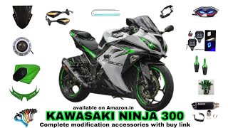 KAWASAKI NINJA 300 modification accessories with buy link in description 👇👇 - YouTube