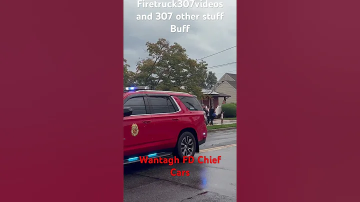 Wantagh Fire Department Chief Cars in the 6th Battalion Parade 2025