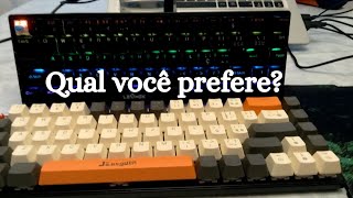 Qual é o melhor swich azul o swich Red?