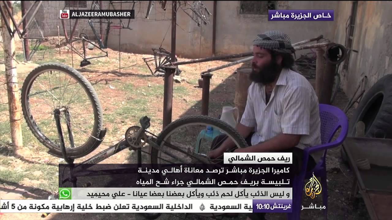 كاميرا الجزيرة مباشر ترصد معاناة أهالي تلبيسة بريف حمص الشمالي جراء شح المياه