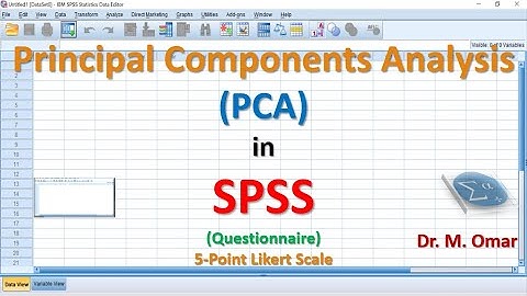Principal Components Analysis PCA in SPSS