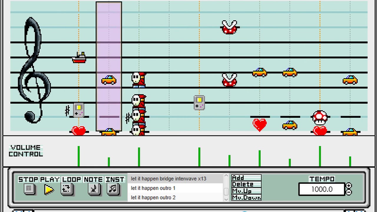 Tame Impala - Let It Happen - super mario paint