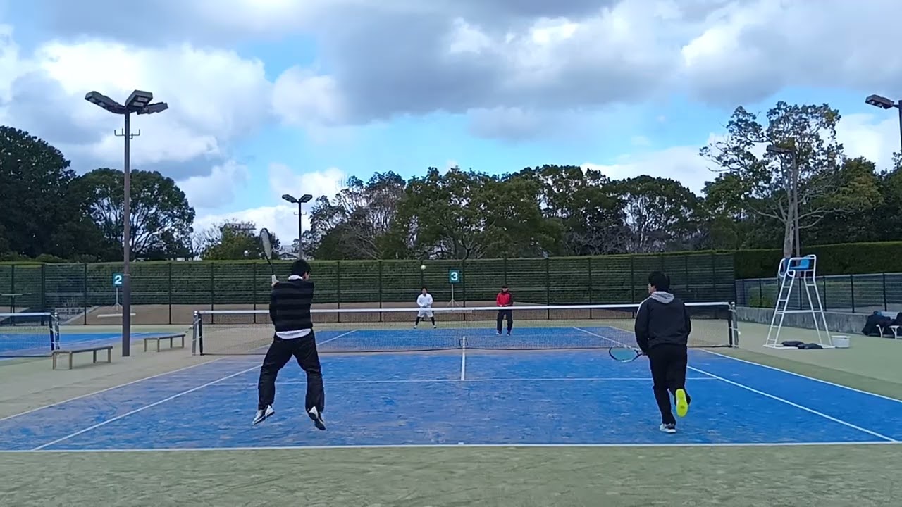 【ソフトテニス】試合③ 松崎・高武vs原田・平井 in 宗像ユリックス(2026/1/2)🎾   