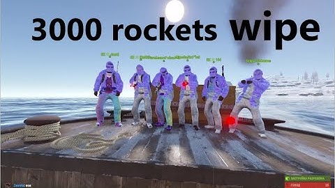 FOUNDATION WIPE ZERG BASE | 3000+ ROCKETS WIPE | Rustinity EU X2 LARGE