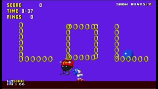 Playing all my levels in order [Classic Sonic Simulator V10]