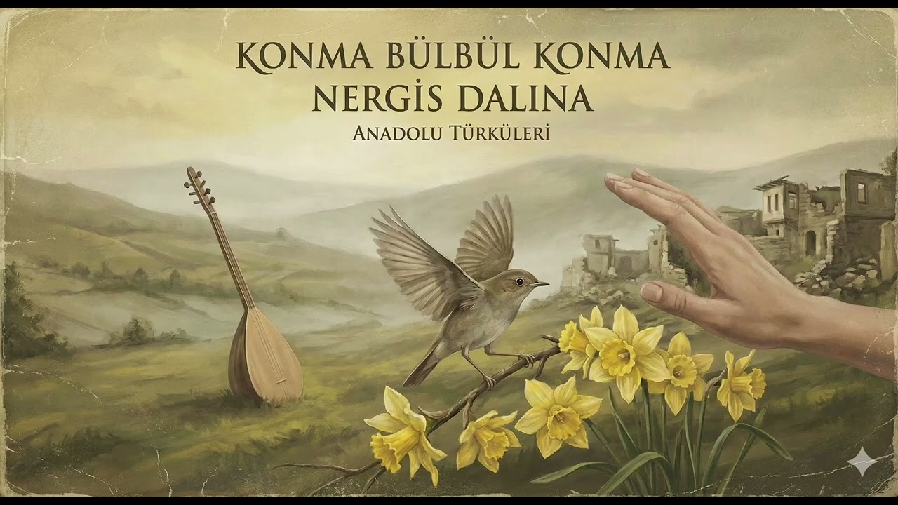 AI Bayrak-Konma bülbül konma nergis dalına (ai cover)
