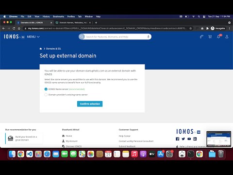 How to Setup External Domain at IONOS.com | GoDaddy