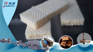 How to make wafer biscuit in factory？Wafer biscuit production line wafer biscuit making machine