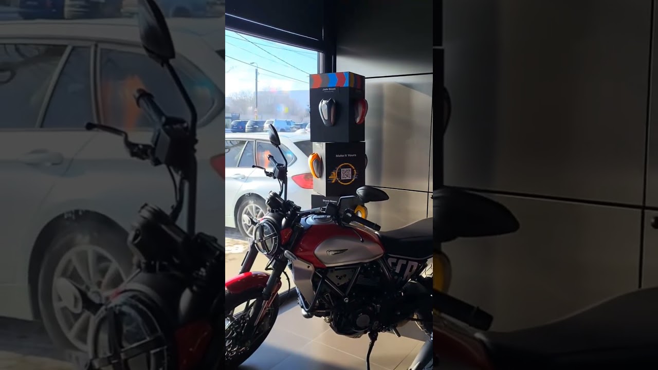 Scrambler Ducati. On stock at Hobbymoto. 