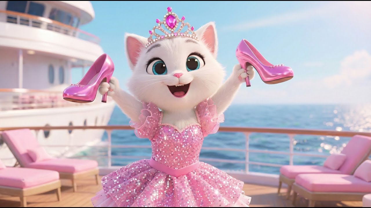 Cute Kitten Tries Makeup for the First Time | Ai cat story🐱💄😻