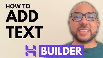 How to Add Text in Hostinger Website Builder