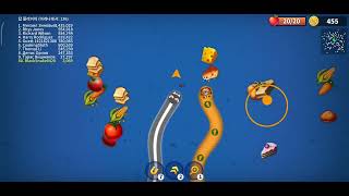 Wormszone.io 2022 01 22 웜스존.io 게걸스러운 뱀 screenshot 4
