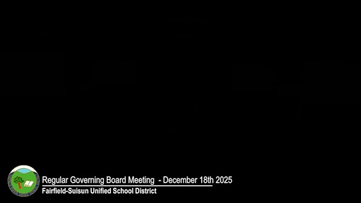 Regular Governing Board Meeting - December 18th, 2025