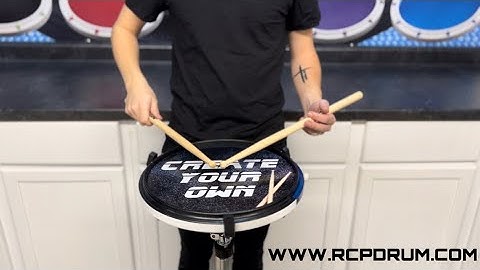 RCP Drum Active Snare Custom Image Practice Pad Laminate Head! Create Your Own!