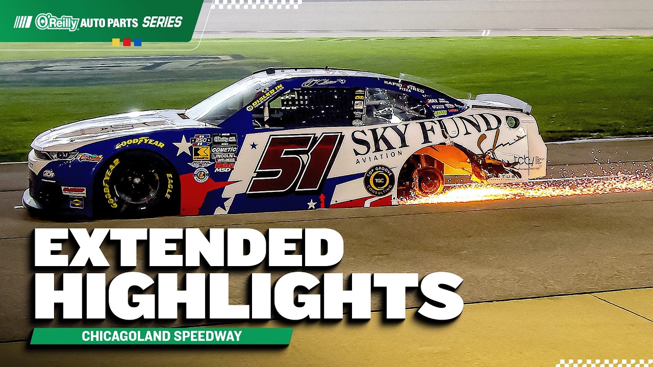 NASCAR O'Reilly Auto Parts Series Highlights | 2026 Chicagoland Speedway