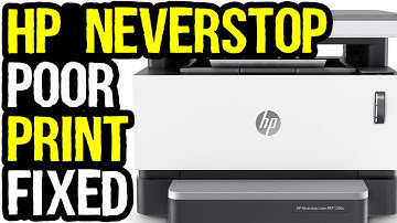 How to Fix Poor Print Issue in HP Neverstop Laser Printer? 1200a, 1200w, 1000a, 1000w