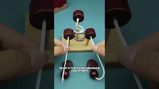 The Astonishing Topology Puzzle: How to Remove the Metal Ring?#puzzle#iq#iqtest