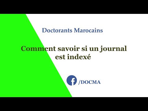 Vidéo: Comment indexer une revue ?