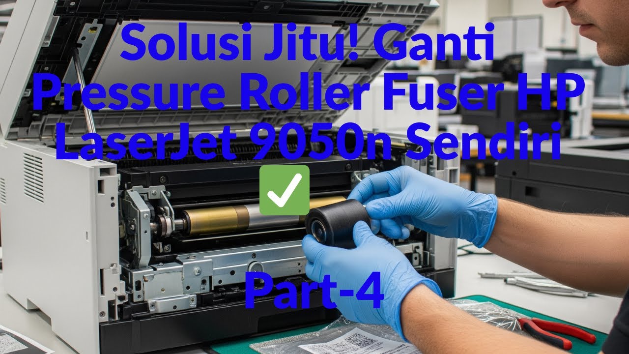 P4- Solusi Jitu! Ganti Pressure Roller Fuser HP LaserJet 9050n Sendiri ✅