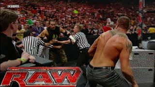 Matt Hardy Surprisingly Returns & Attacks Randy Orton After WrestleMania RAW Mar 31,2008