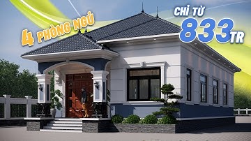 MẪU NHÀ VƯỜN MÁI NHẬT PHA CHÚT TÂN CỔ CÔNG NĂNG TIỆN NGHI | MN03460