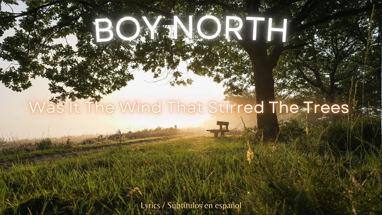 Boy North - Was It The Wind That Stirred The Trees  (Lyrics + sub esp,)