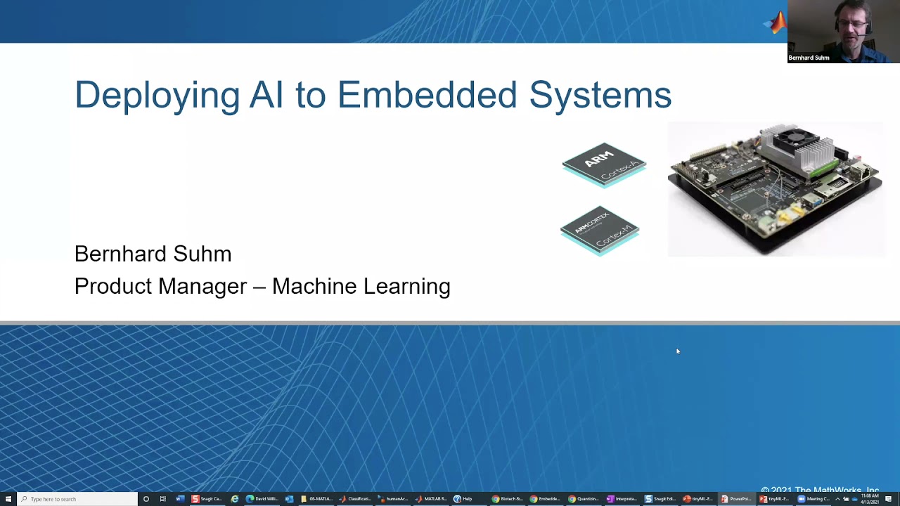 Embedded Machine Learning