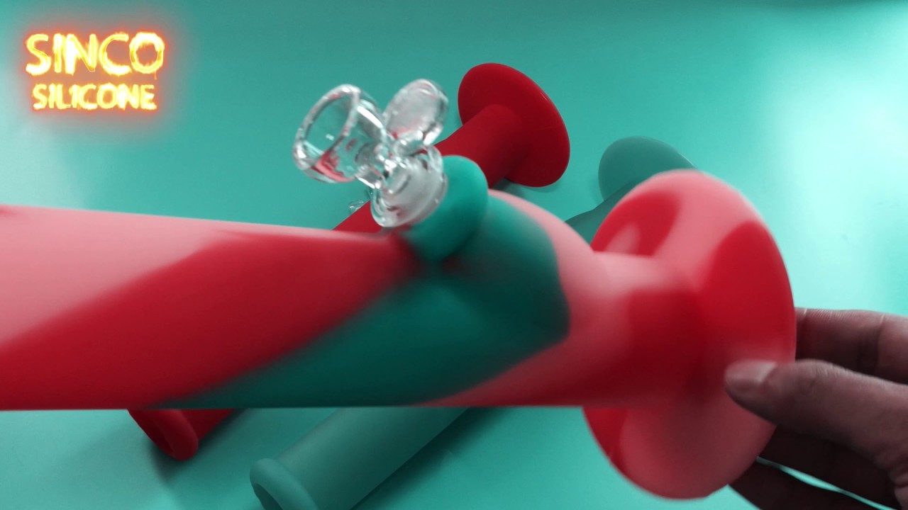 the Strong Silicone Water Bong, the ultimate flexible unbreakable bong