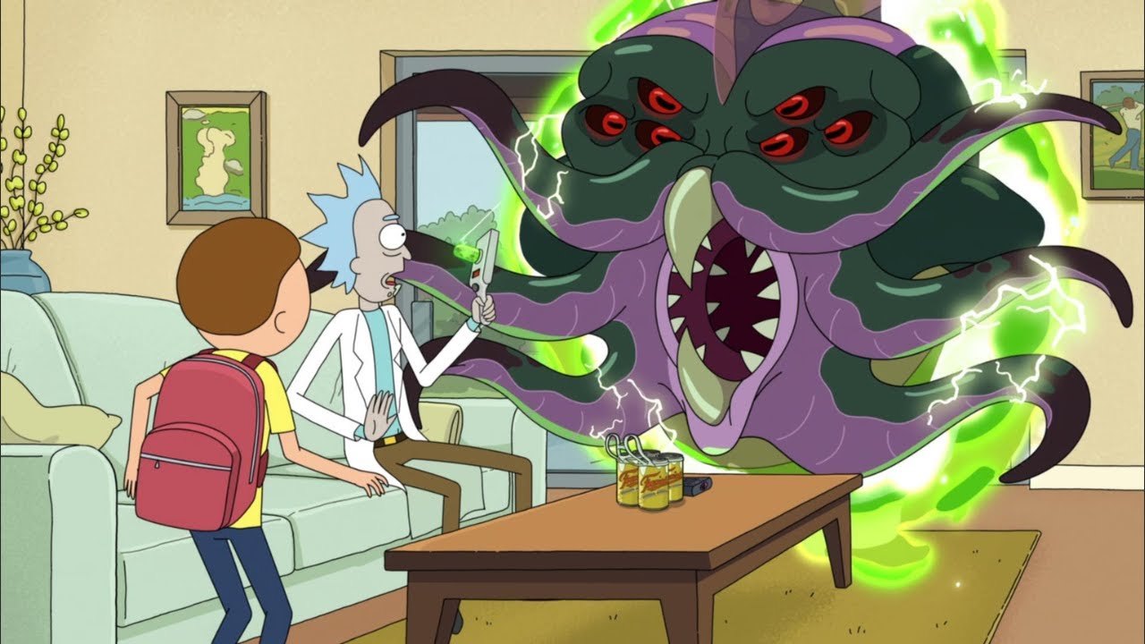 Finalmente apareceu o monstro da abertura! | Rick and Morty - YouTube
