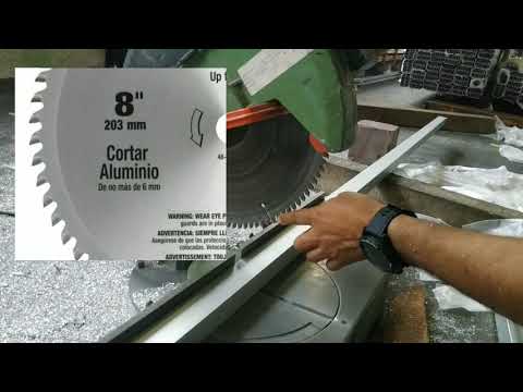 Cara mudah dan kemas memotong Aluminium Bar & Rod (Gunakan Disk pemotong yang sesuai)