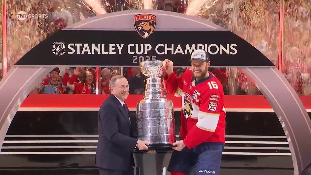 FULL Trophy Presentation Ceremony 🏆 2025 NHL Stanley Cup Final 🔥