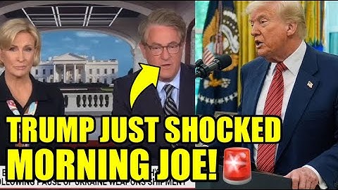 Trump Just STUNNED Morning Joe With A BOMBSHELL ADMISSION🚨