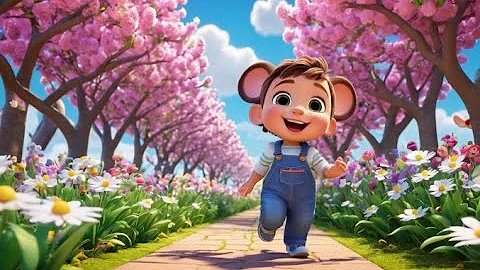 Three Blind Mice Cobblestone Chase | English Nursery Rhyme | Kids Songs | Baby Music