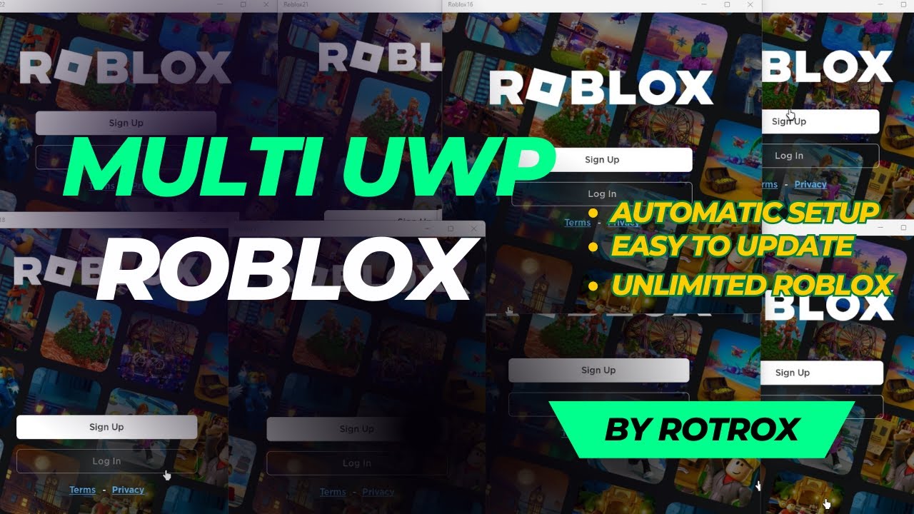 HOW TO USE MULTIPLE INSTANCES ON THE UWP / MICROSOFT STORE ROBLOX