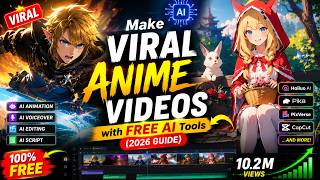 Make VIRAL Anime Videos with FREE AI Tools 2026 Guide
