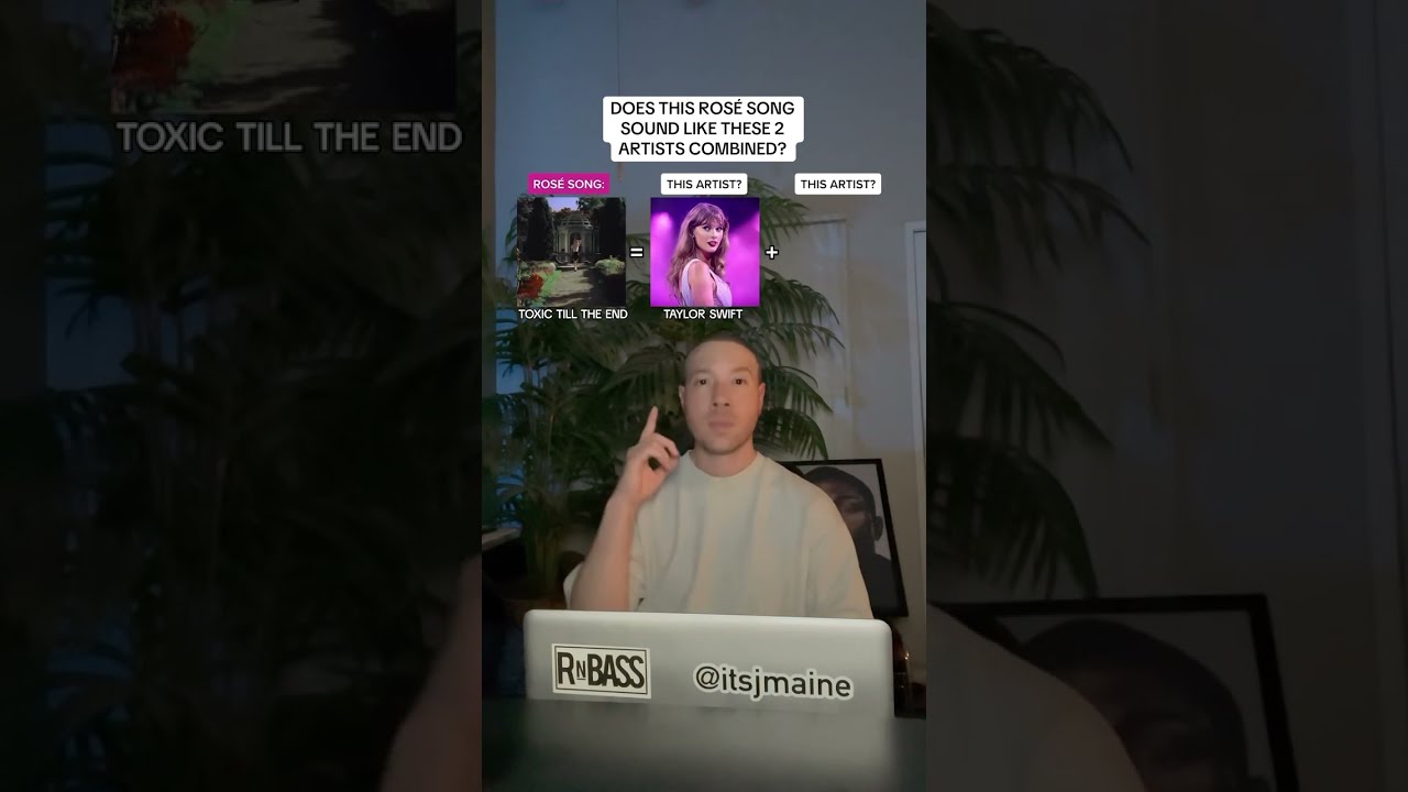 Does ROSÉ “Toxic Till The End” Sound Like These 2 Artists Combined? #shorts #rosé