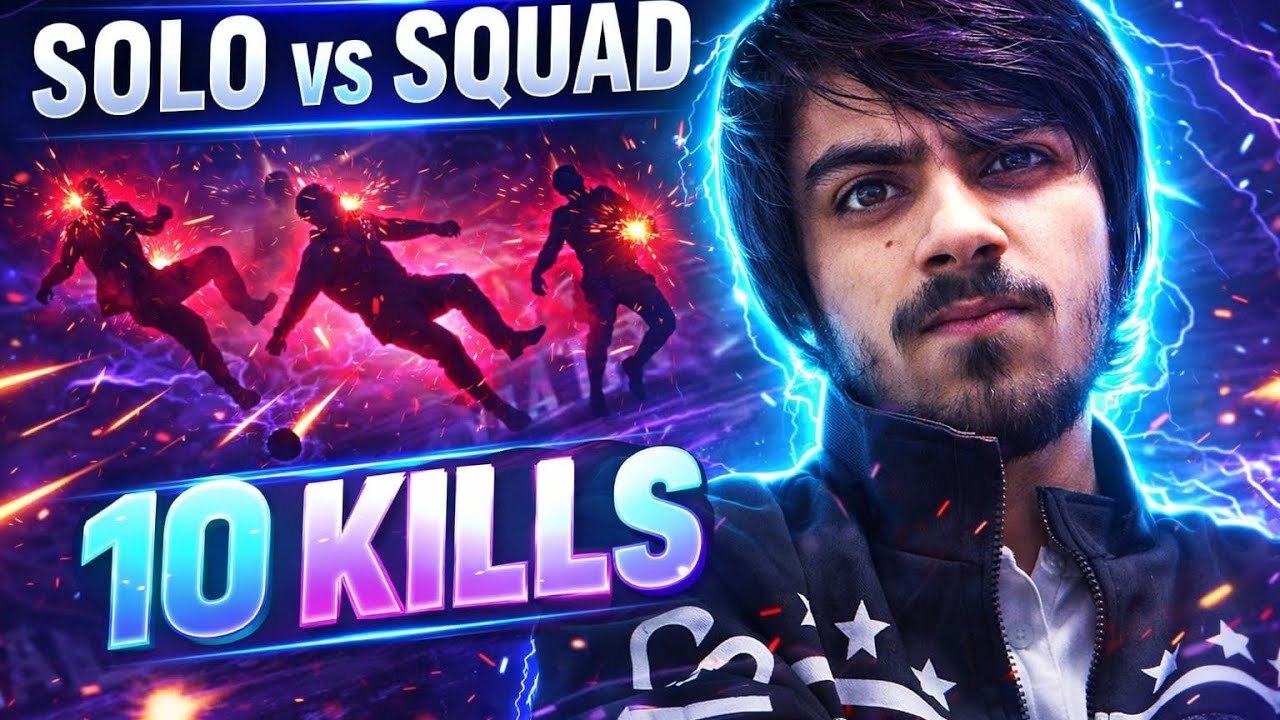 SOLO vs SQUAD 😈 10 KILLS | Unreal Clutch in PUBG Mobile