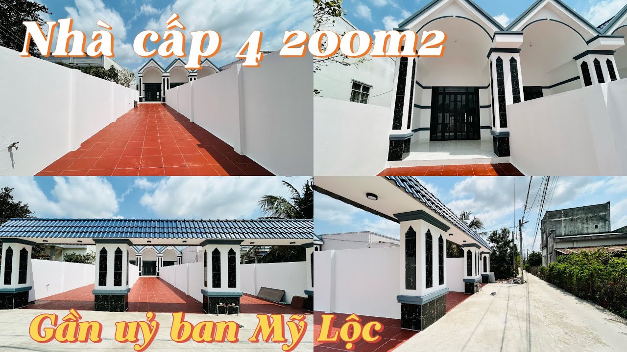 ✅ NHÀ CẤP 4 MÁI THÁI 200M2 | MỸ LỘC | CẦN GIUỘC
