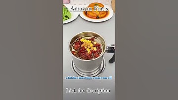 Kyraton Bacon Grease Container With Strainer,48 Oz Stainless Steel Oil Container ( 55 % Discount)