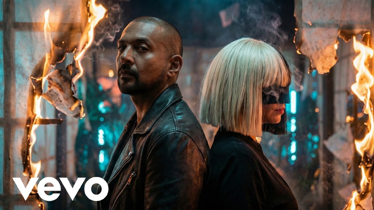 Sean Paul, Sia - PAPER CASTLE | (Official AI Lyrical Video)