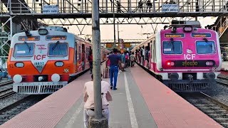 Different EMU locals + Sleeper Vande Bharat action spotted at Sheoraphuli #indianrailways #howrah