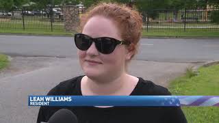 Patriotic preparation in Ringgold Monday for a Memorial Day tradition