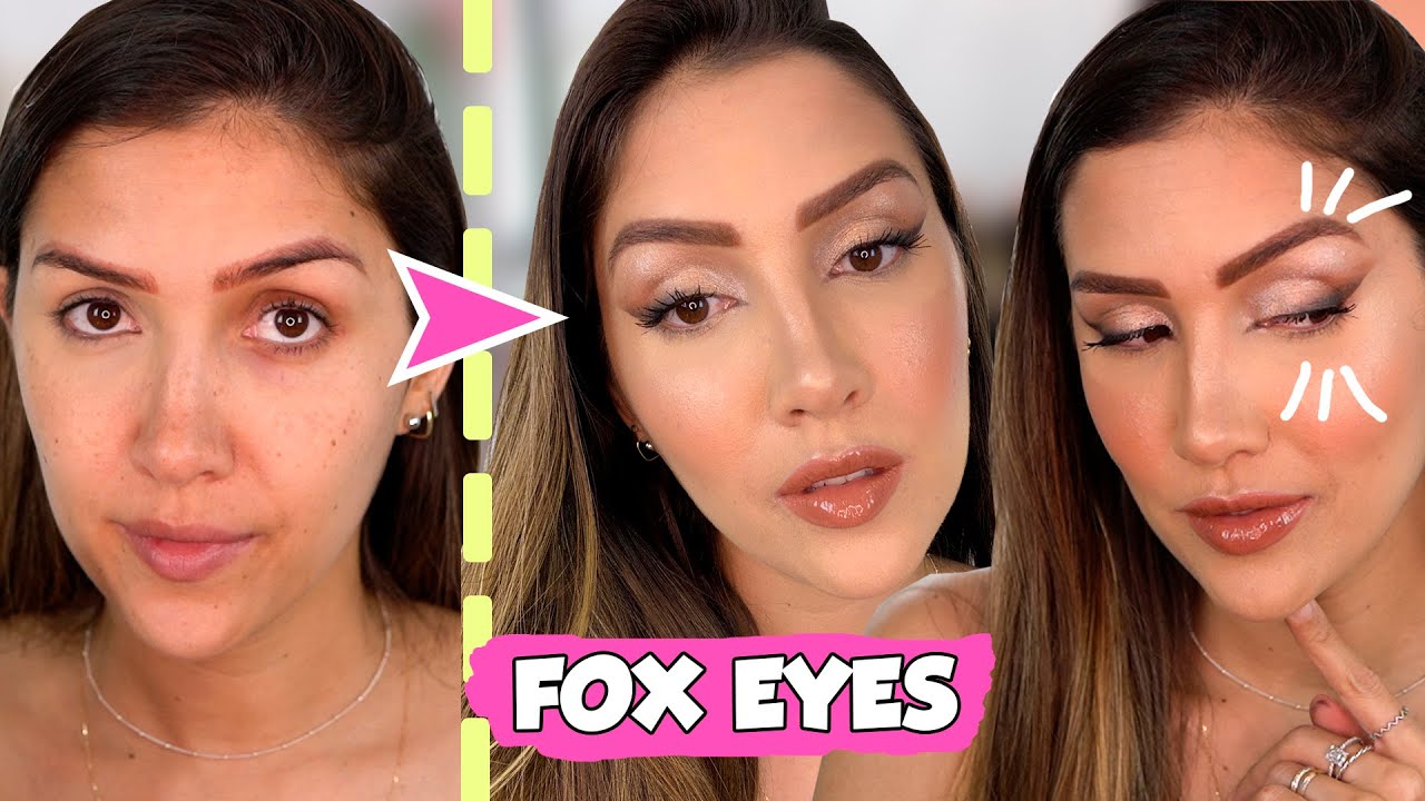 TESTANDO MAKES NOVAS e TUTORIAL da MODA FOXY EYES