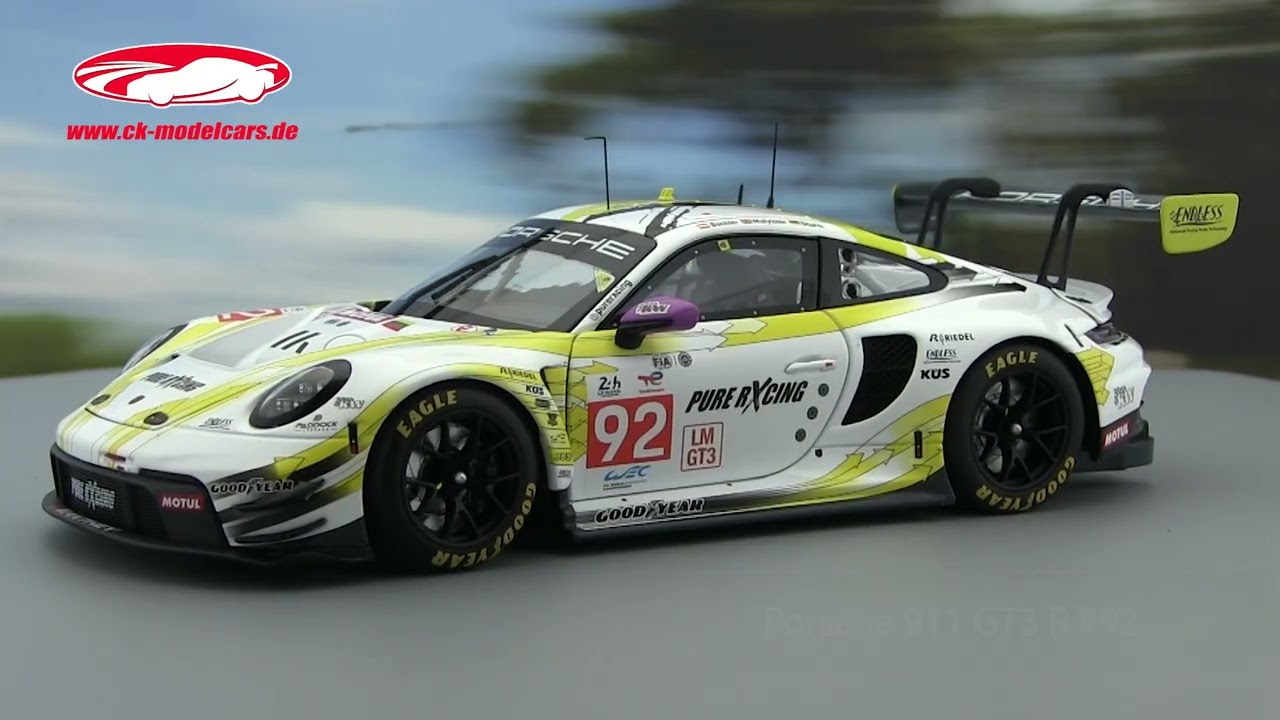 Minichamps 1:18 Porsche 911 GT3 R #92 24h LeMans 2024 Manthey