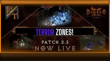 My First Impressions With The New Diablo 2 Resurrected Feature, Terror Zones! | PTR Ladder Patch 2.5