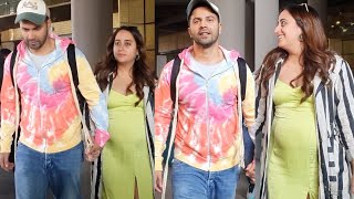 Parents-To-Be Varun Dhawan And Natasha Dalal Spotted At Mumbai Airport | MS shorts