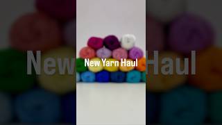 Yarn Stash for my 2025 Temperature Blanket #shorts #crochet